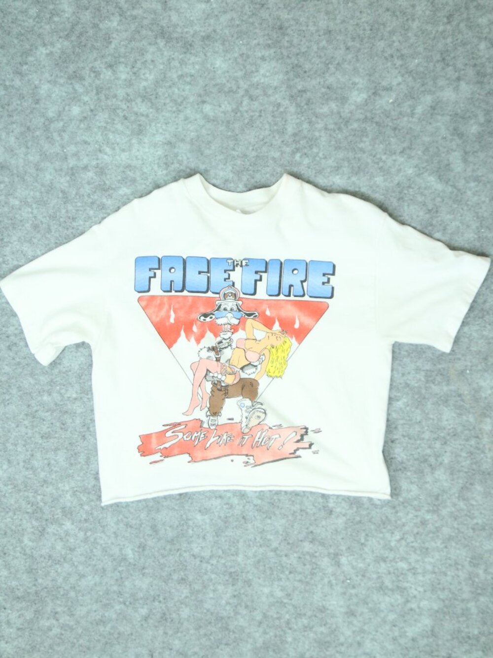 Men's "Face The Fire" Graphic Tee Size Medium